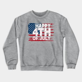 Happy 4th Of July Crewneck Sweatshirt